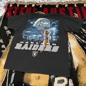 Oakland Raiders Graphic T-Shirt large